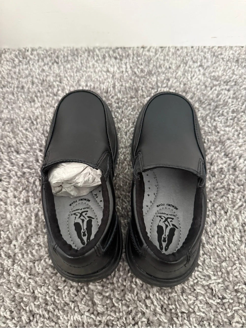 Black Slip-On Boy's Dress Shoes